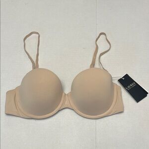 LAUREN RALPH LAUREN WOMENS LUXE SMOOTHE CONVERTIBLE STRAPLESS BRA 36B